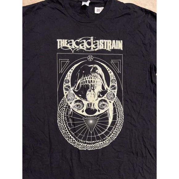 Acacia Strain Shirt Mens XL Black Earthmover Skull Death Metal Band concert - Picture 5 of 8